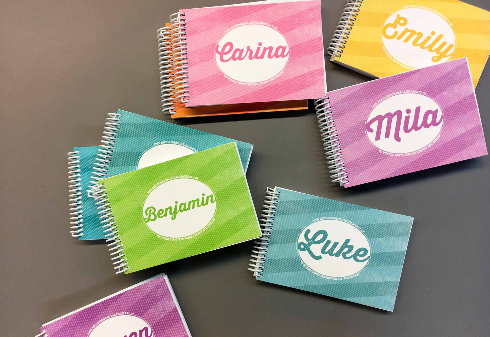 Custom Sketchbooks for Kids