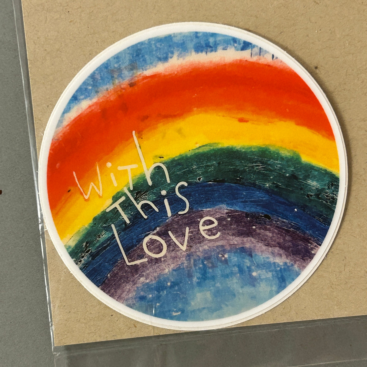 Sticker With This Love Rainbow