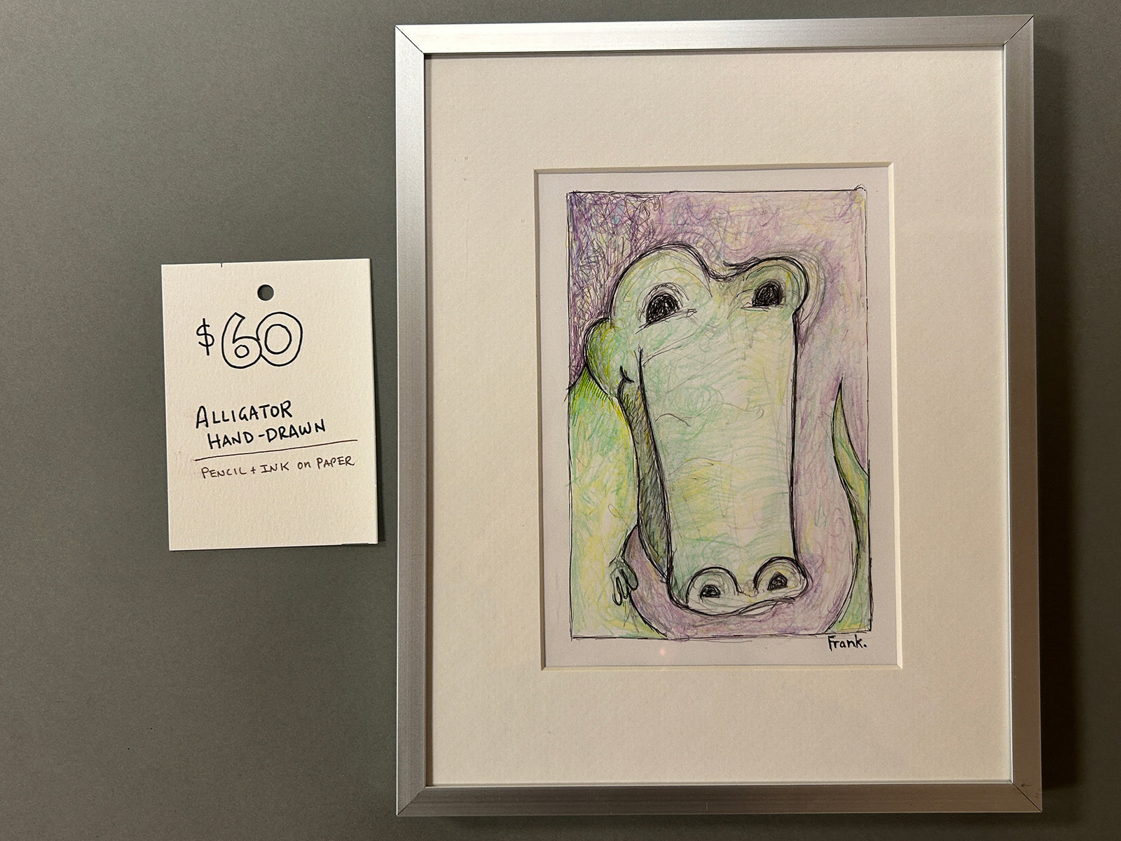 Alligator Hand Drawn