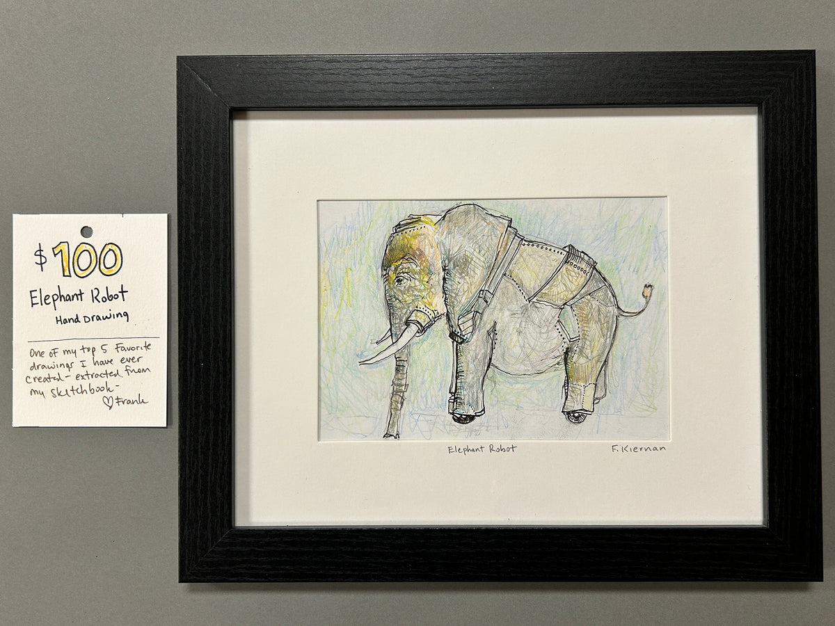 Elephant Robot Drawing