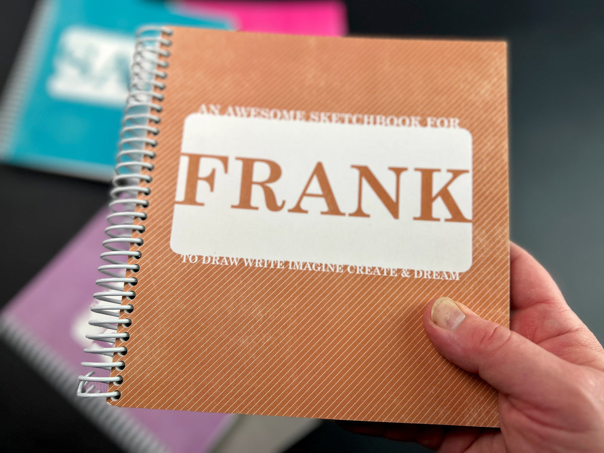 Back to School Custom Sketchbook