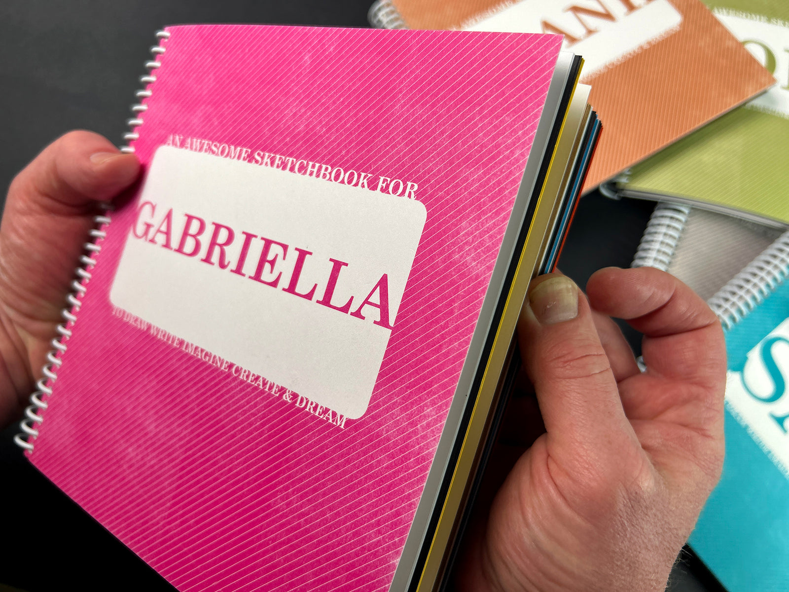 Back to School Custom Sketchbook
