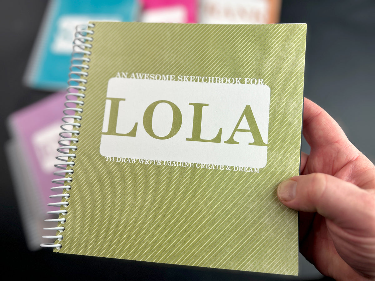 Back to School Custom Sketchbook