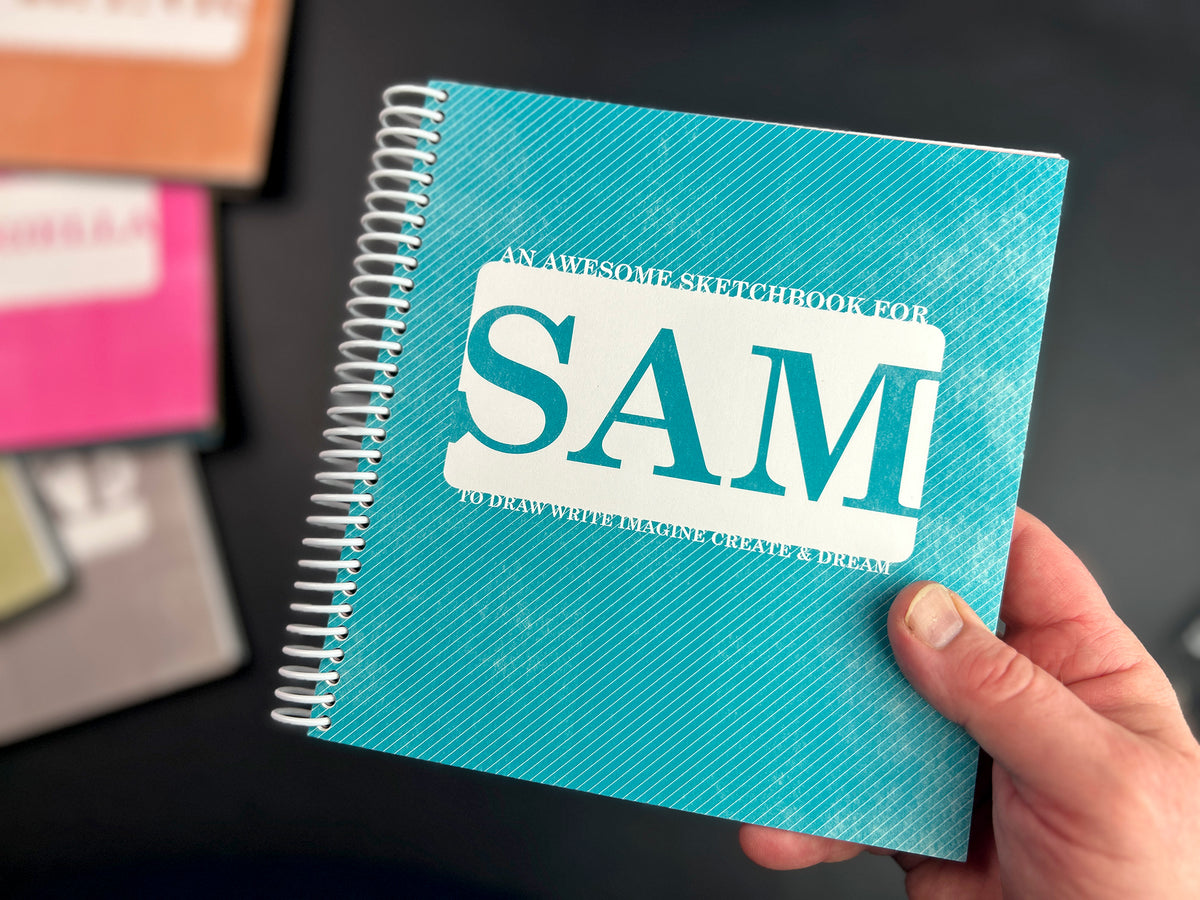 Back to School Custom Sketchbook