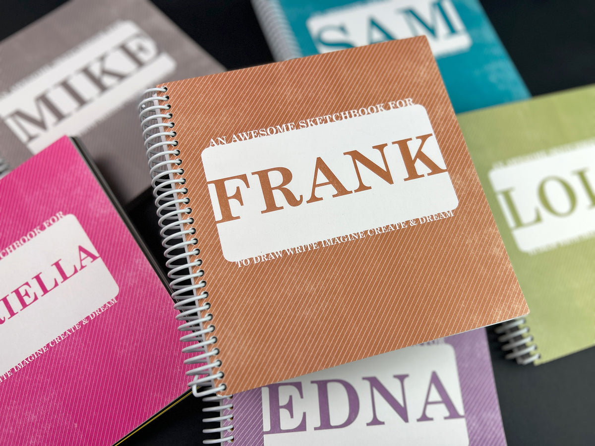 Back to School Custom Sketchbook