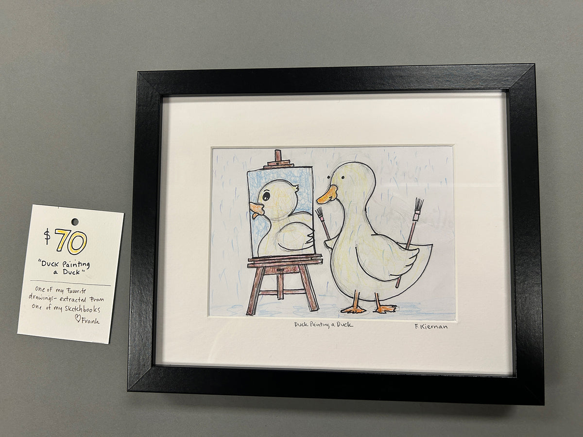 Duck Painting a Duck - Drawing