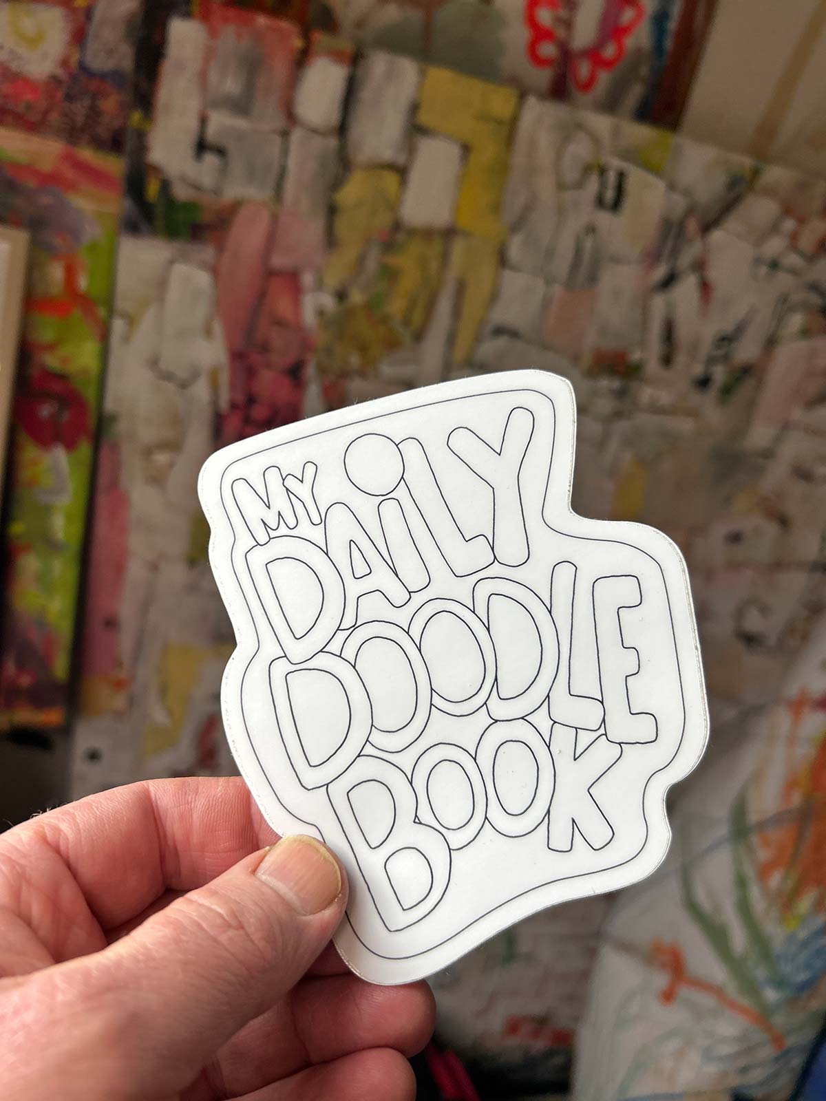 My Daily Doodle Book Sticker