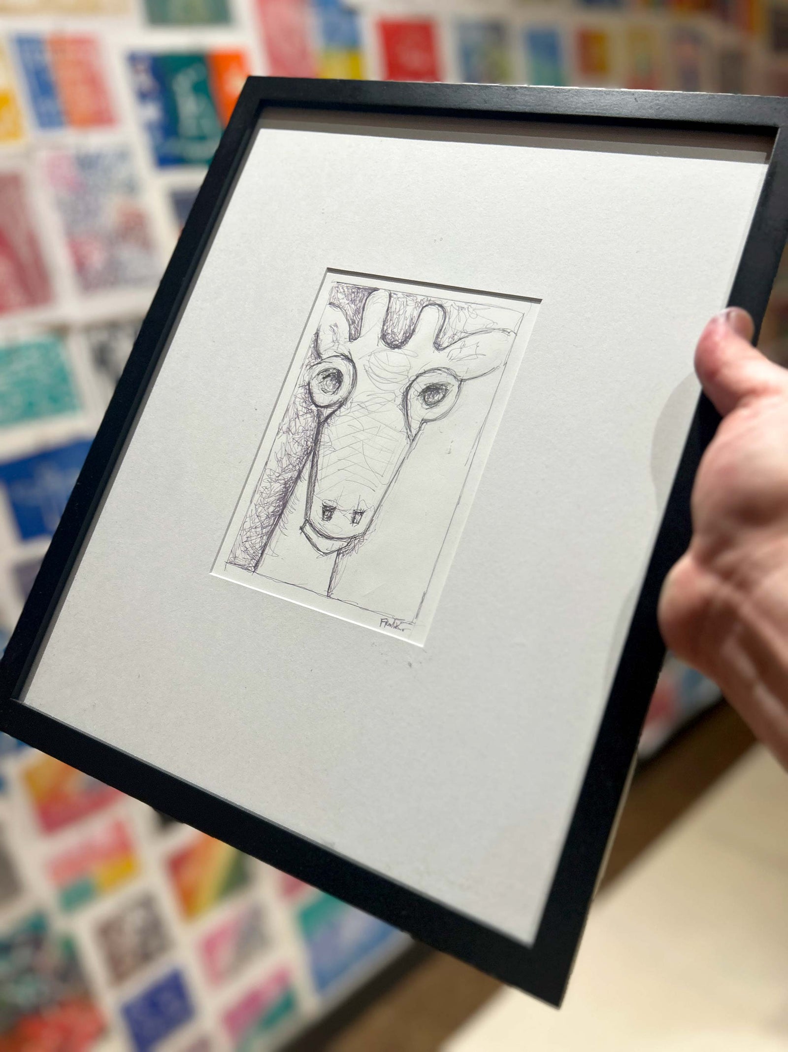 “Robot Giraffe” Drawing