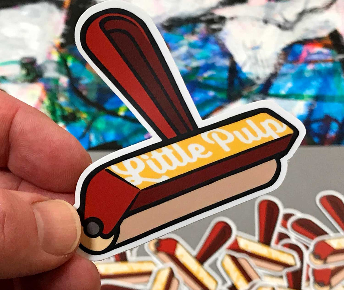Little Pulp Roller Sticker