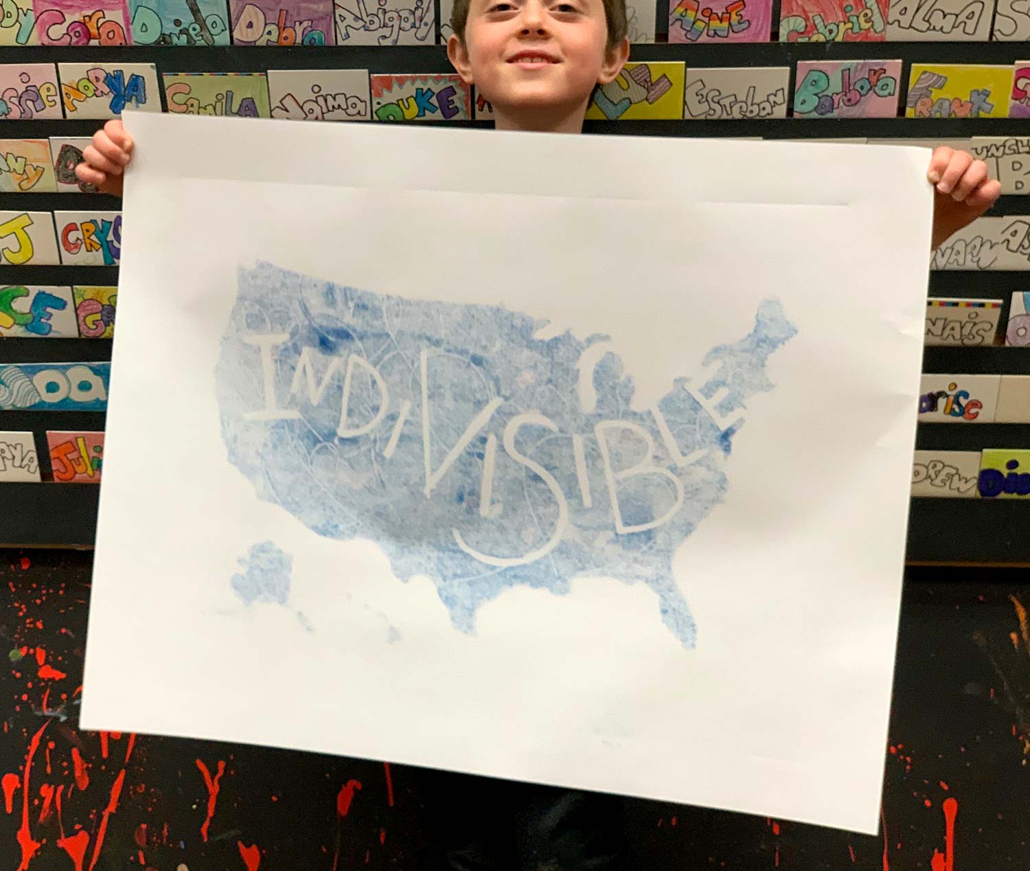 “Indivisible” Monoprint