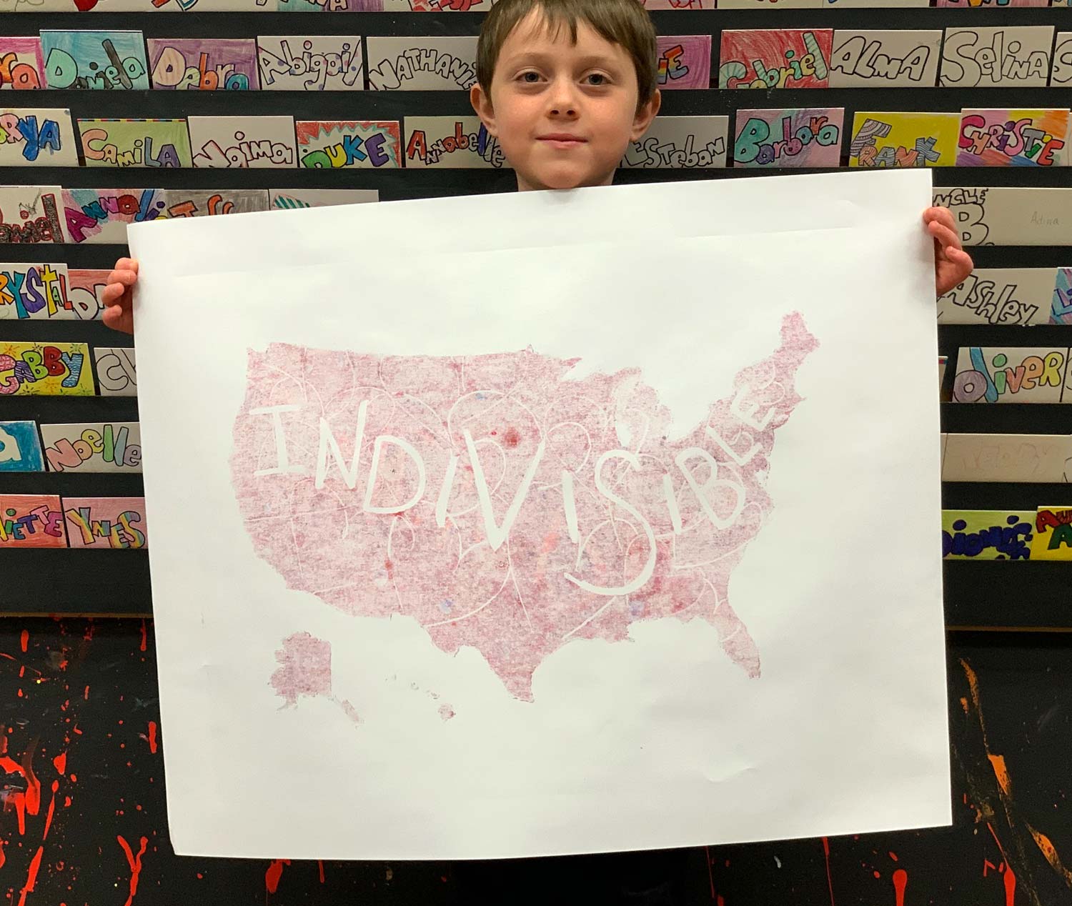 “Indivisible” Monoprint