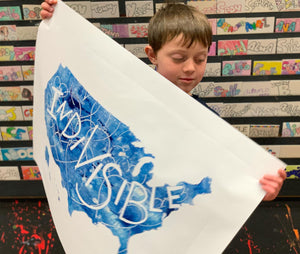 “Indivisible” Monoprint