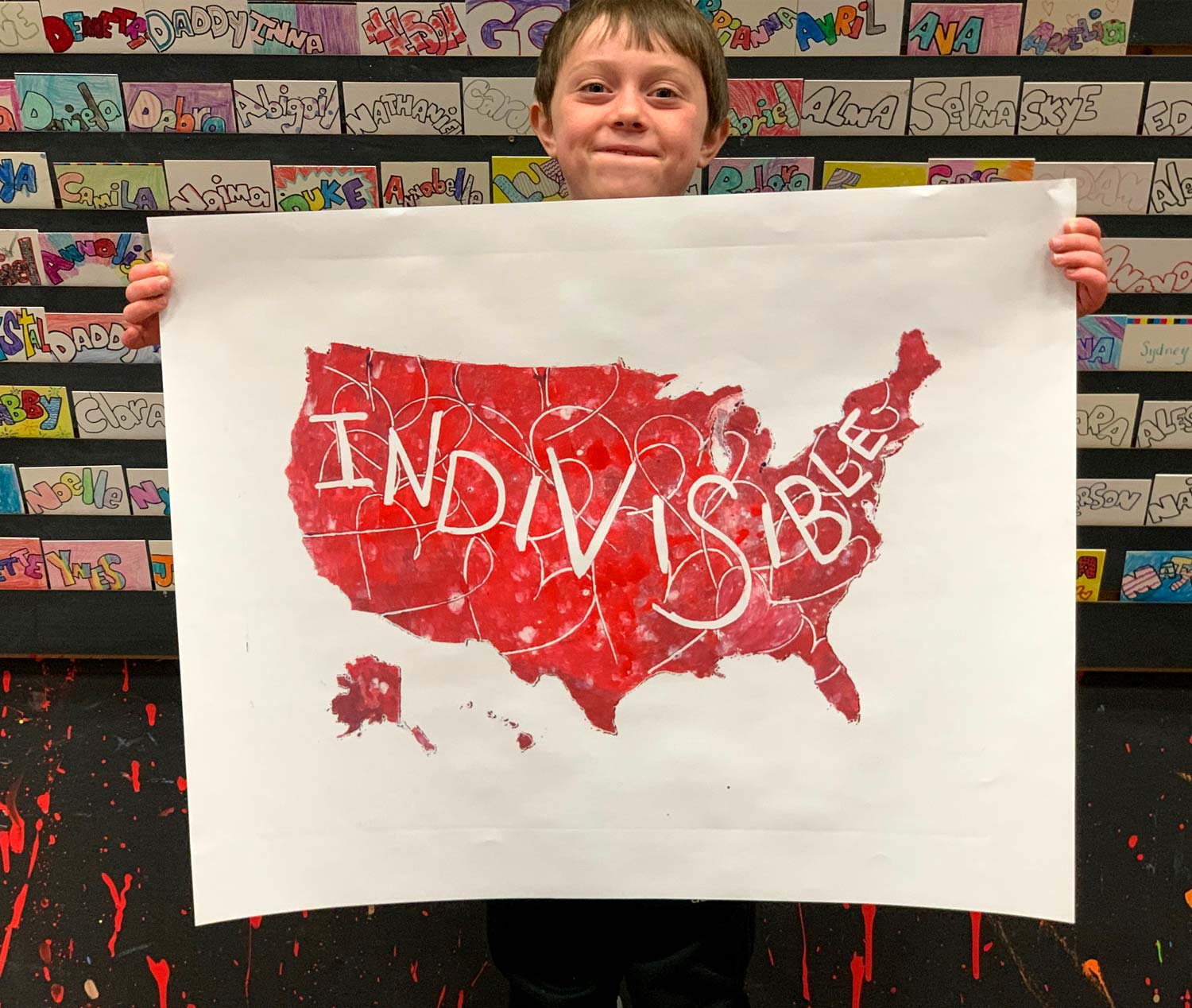 “Indivisible” Monoprint