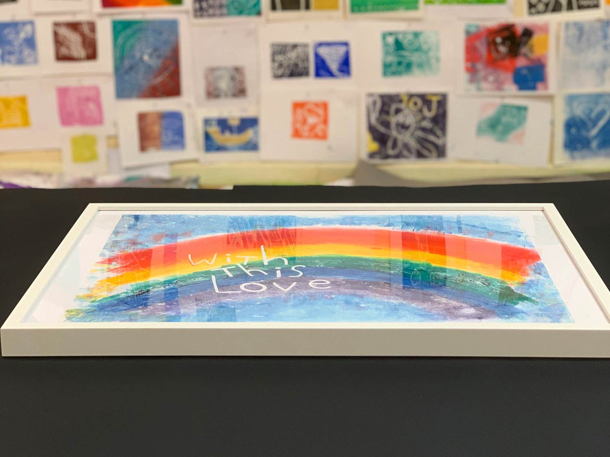 Rainbow Print With this Love