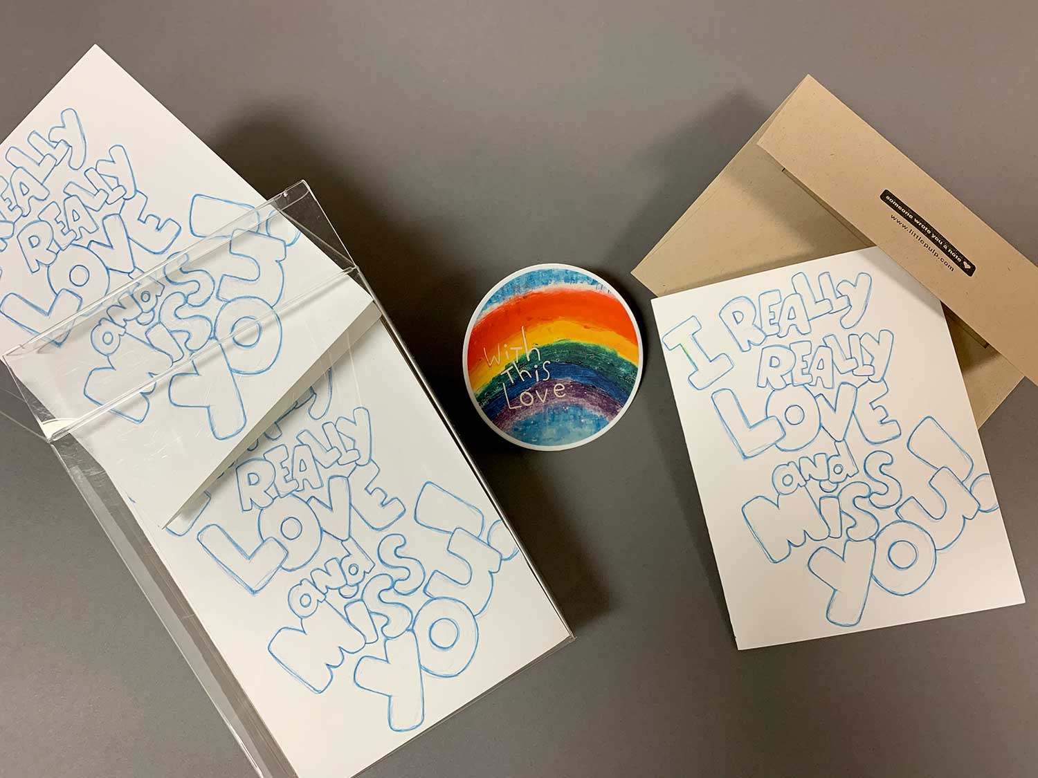 Really Really Miss You cards