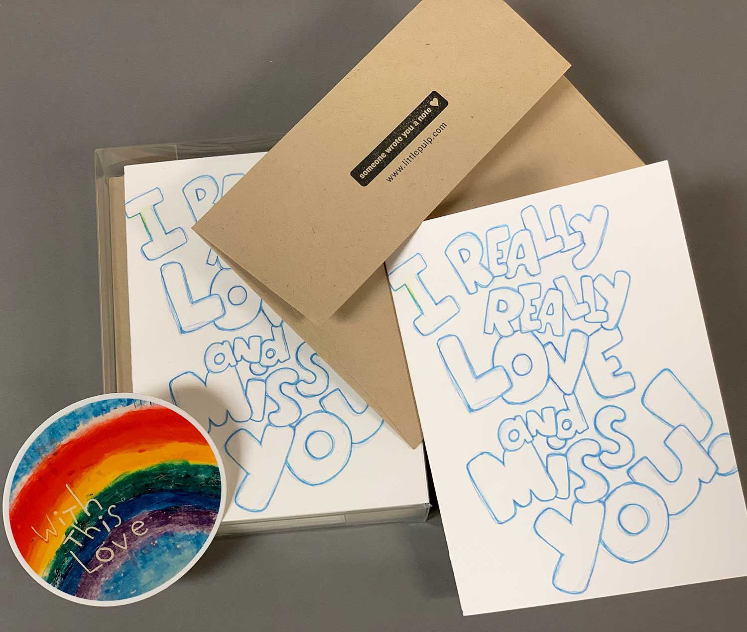 Really Really Miss You cards