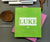 Extra-Large Personalized Sketchbook in Green