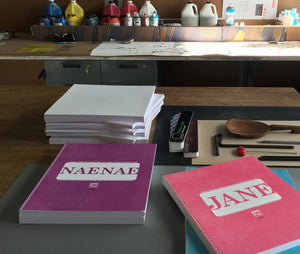 Extra-Large Personalized Sketchbook in Purple