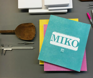 Extra-Large Personalized Sketchbook in Turquoise