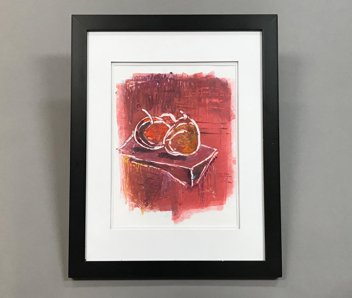 Framed “Still Life” monoprint