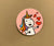 Unicorn Juggling Hearts sticker